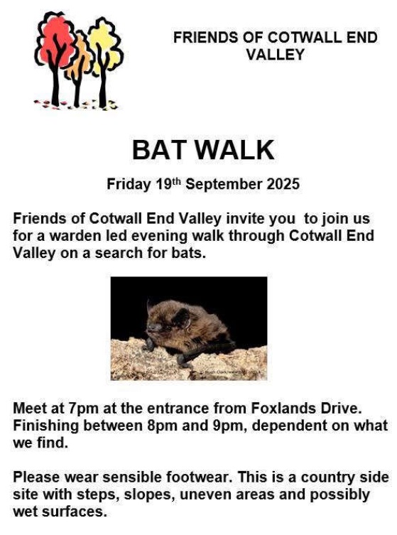 Friends of Cotwall End - Bat Walk